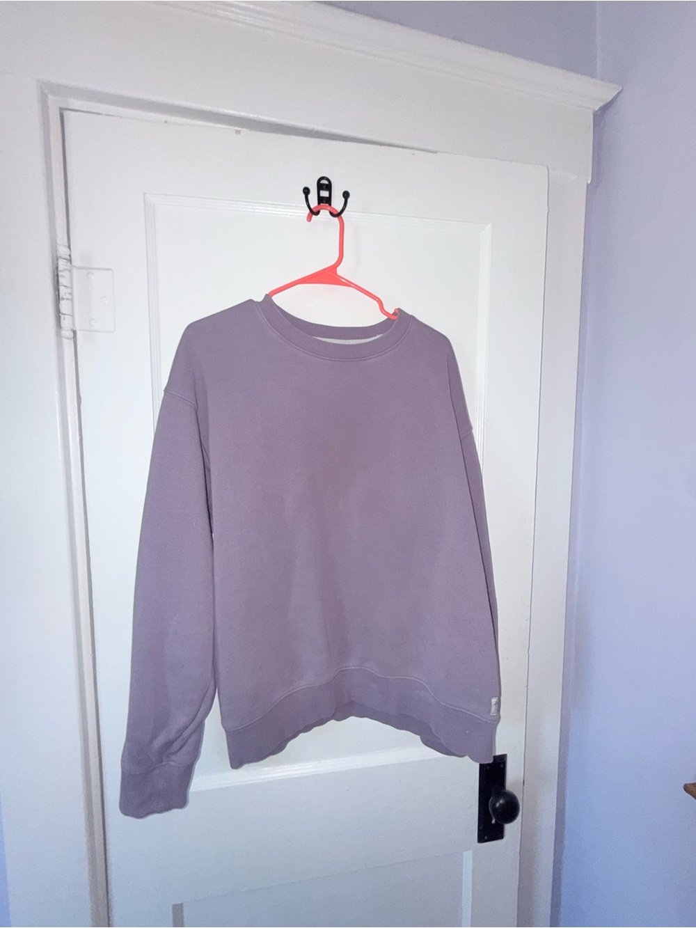 Eddie Bauer Soft Lavender Crewneck Sweatshirt
